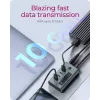 ICY BOX IB-HUB1454-C31 USB 3.2 Gen 1 (3.1 Gen 1) Type-C 10000 Mbit/s azul, cinzento