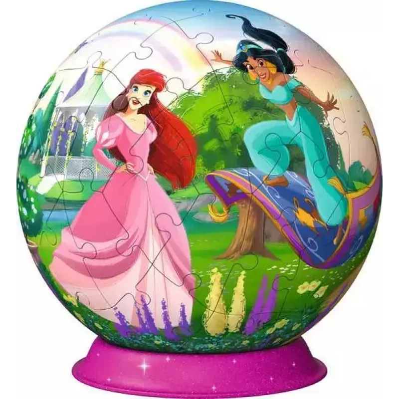 Puzzle 3D esférico Ravensburger Disney Princess – 72 peças