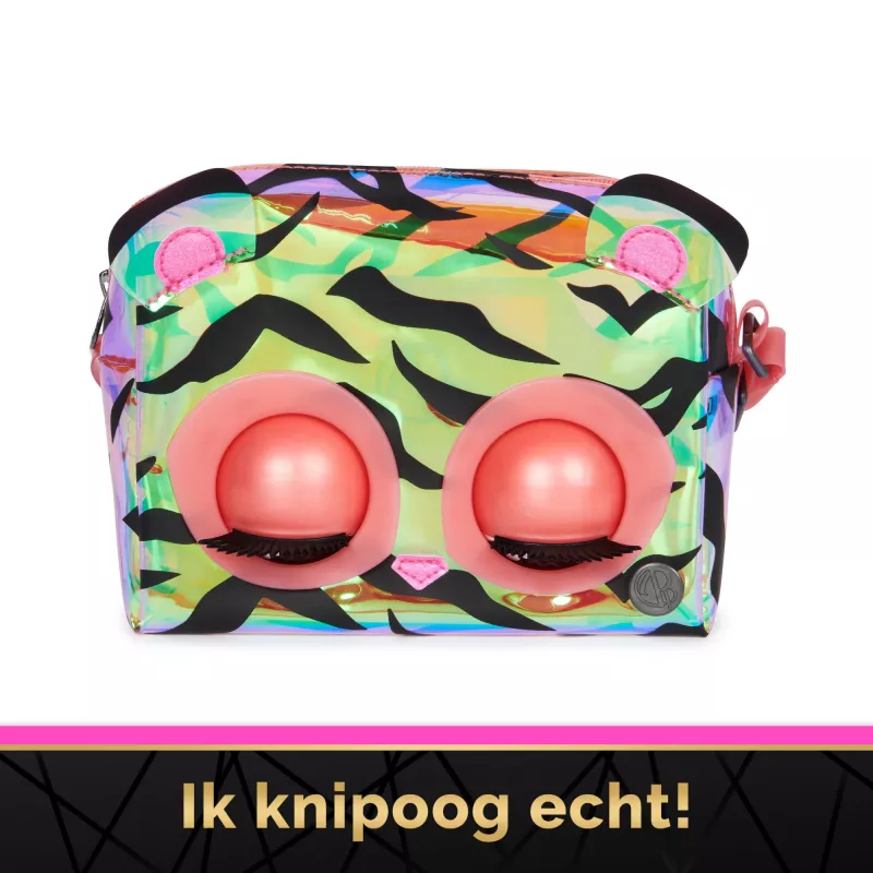 Purse Pets, Purrisma Brinquedo interativo tigre de estimação e mala de ombro, mais de 30 sons e reações, brinquedo para meninas e tweens