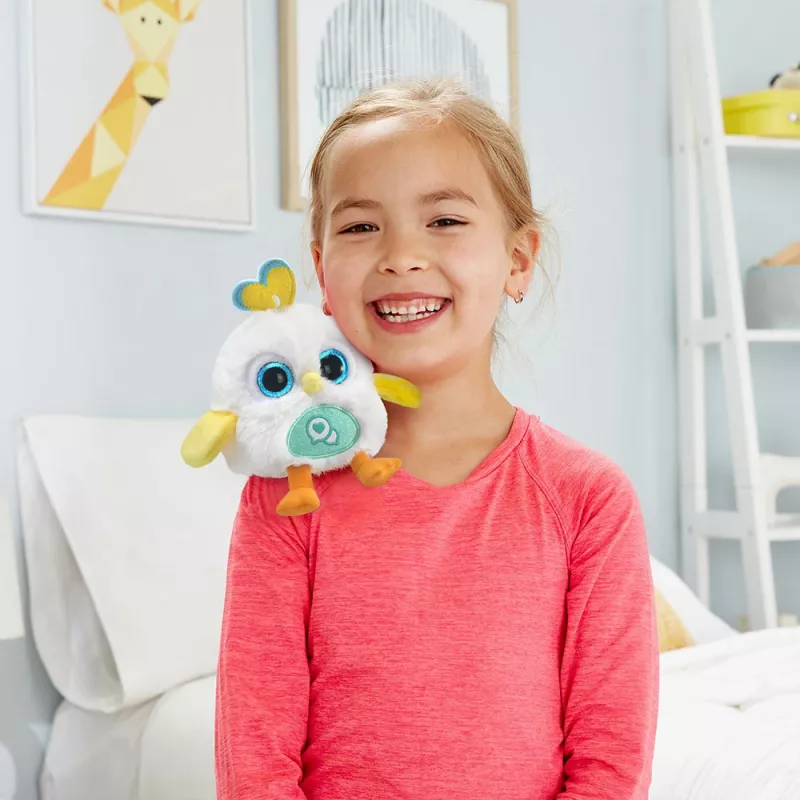 Peluche VTech Lolibirds Oscar — pássaro de peluche interativo com sons e luzes