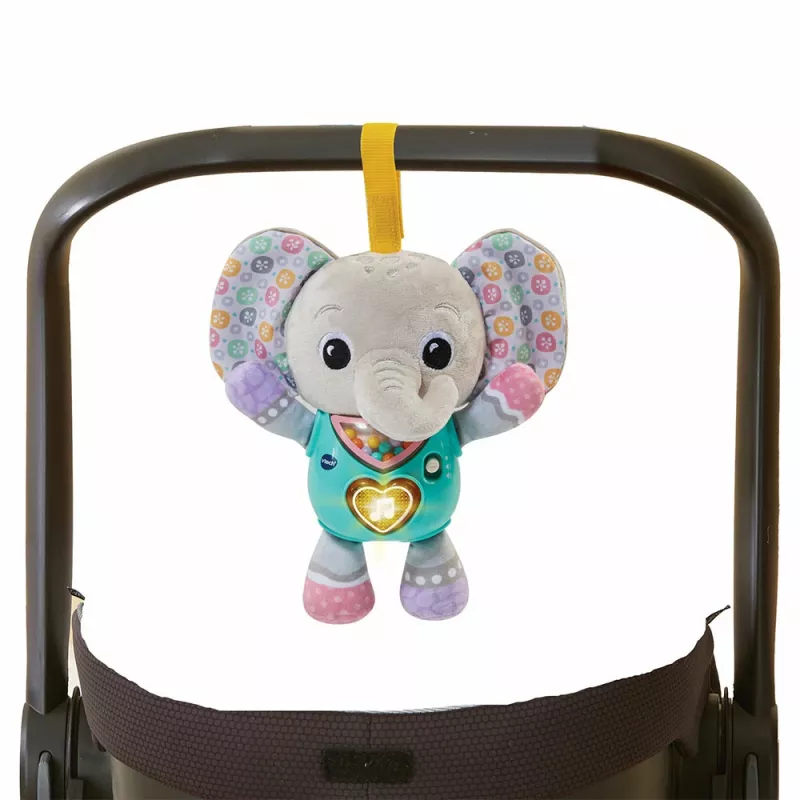 Figura de brinquedo VTech Melody Elephant 80-566704 — brinquedo sonoro educativo com design colorido