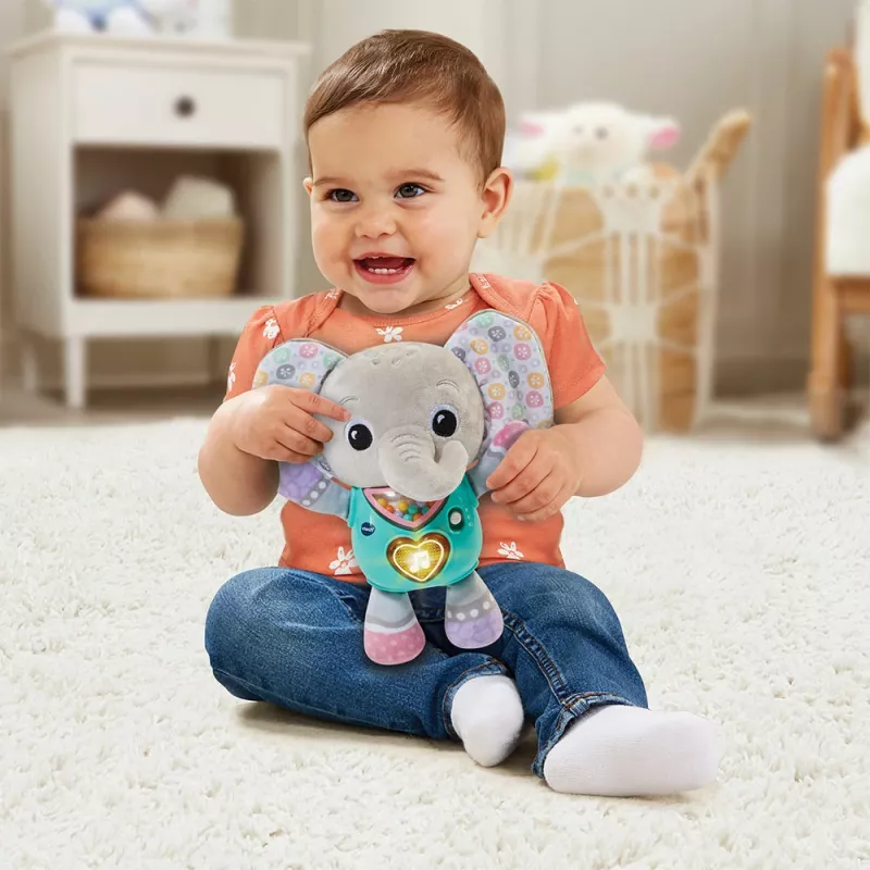 Figura de brinquedo VTech Melody Elephant 80-566704 — brinquedo sonoro educativo com design colorido