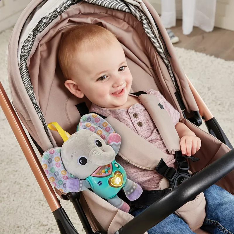 Figura de brinquedo VTech Melody Elephant 80-566704 — brinquedo sonoro educativo com design colorido
