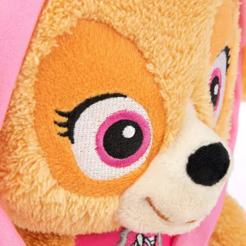 PAW Patrol GUND Peluche oficial Skye Take Along Buddy, peluche premium para crianças a partir de 1 ano, rosa/castanho, 33 cm