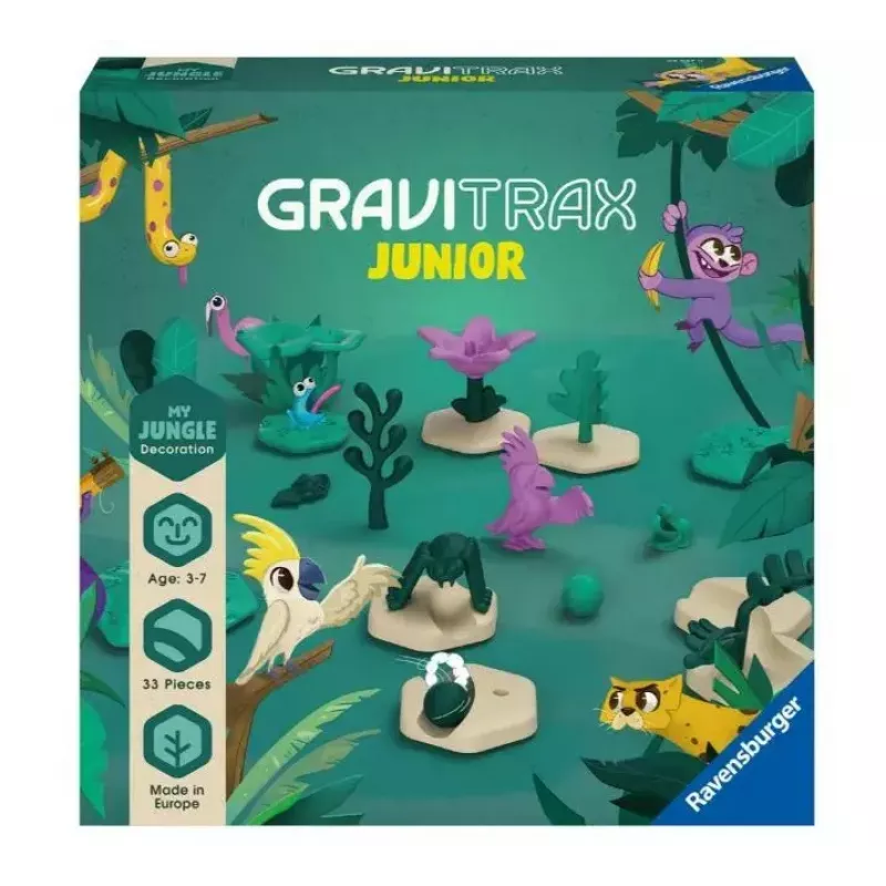 Jogo de tabuleiro Ravensburger GraviTrax Junior (modelo 23747) — para crianças a partir de 3 anos