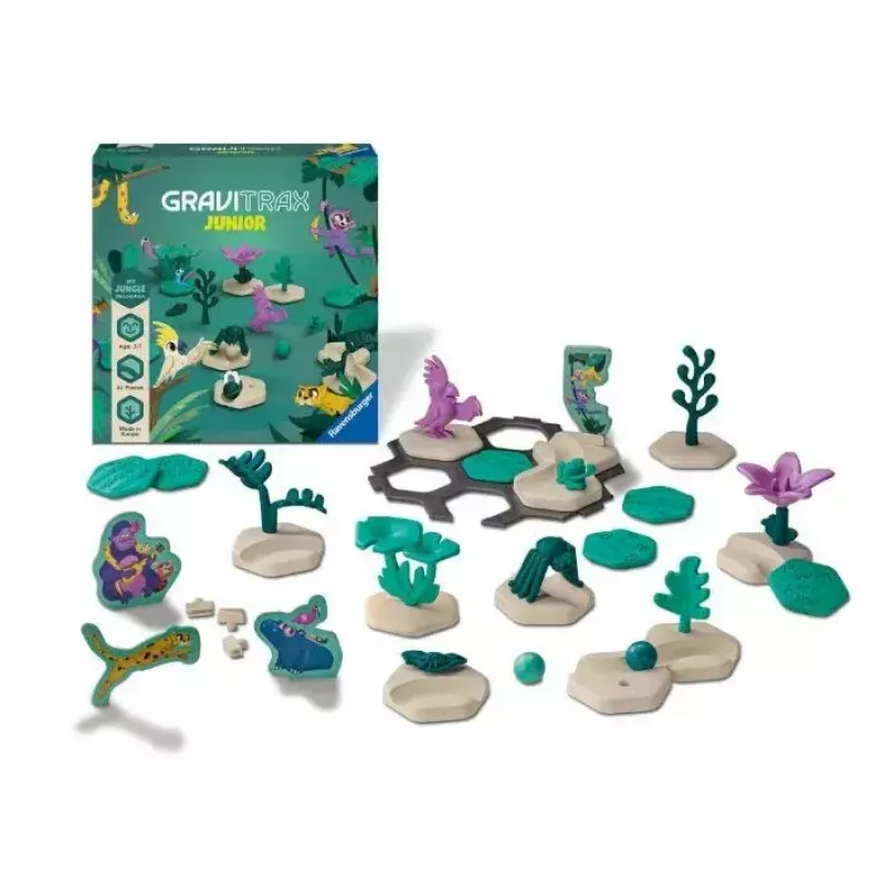Jogo de tabuleiro Ravensburger GraviTrax Junior (modelo 23747) — para crianças a partir de 3 anos