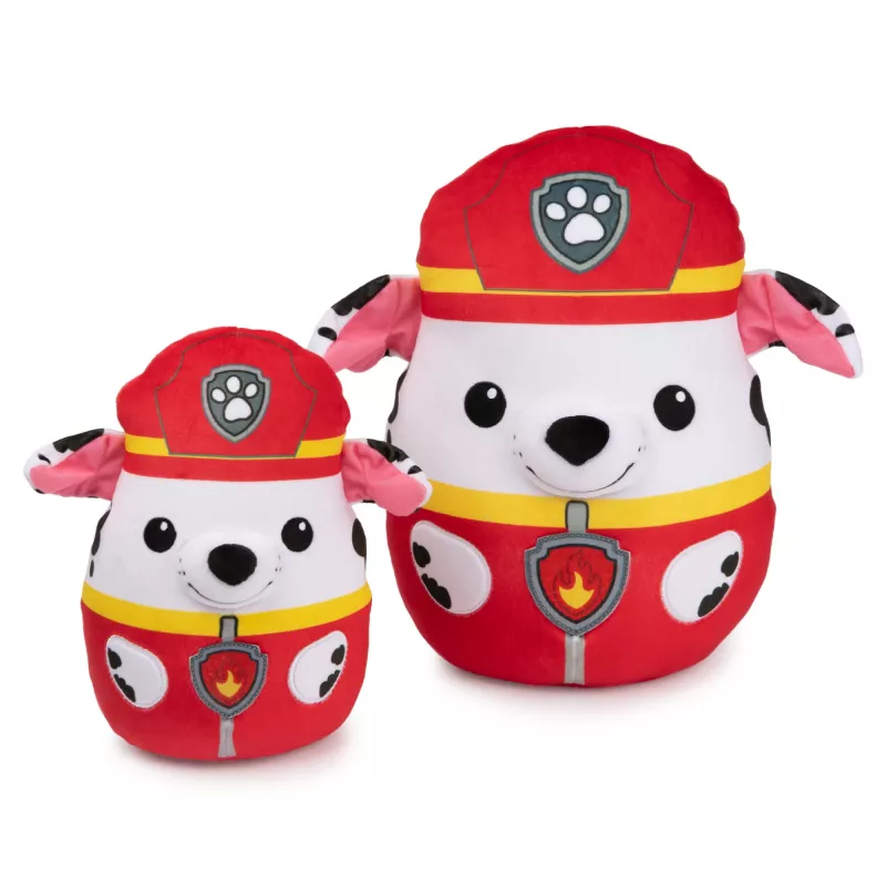 PAW Patrol GUND Marshall Squish peluche, brinquedo oficial da popular série de desenhos animados, peluche macio para crianças a partir de 1 ano, 20 cm