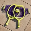 Aerobie Flingo Jogo de apanhar e lançar ao ar livre para crianças e adultos, conjunto de bola de lançar e apanhar para jogos de verão, jardim, campismo e praia para crianças a partir de 8 anos