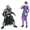 DC Comics, Batman Adventures, conjunto de figuras de ação Batman vs The Joker, 2 figuras, 12 acessórios de armadura, brinquedo de super-herói de 30,5 cm para rapazes e raparigas