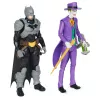 DC Comics, Batman Adventures, conjunto de figuras de ação Batman vs The Joker, 2 figuras, 12 acessórios de armadura, brinquedo de super-herói de 30,5 cm para rapazes e raparigas