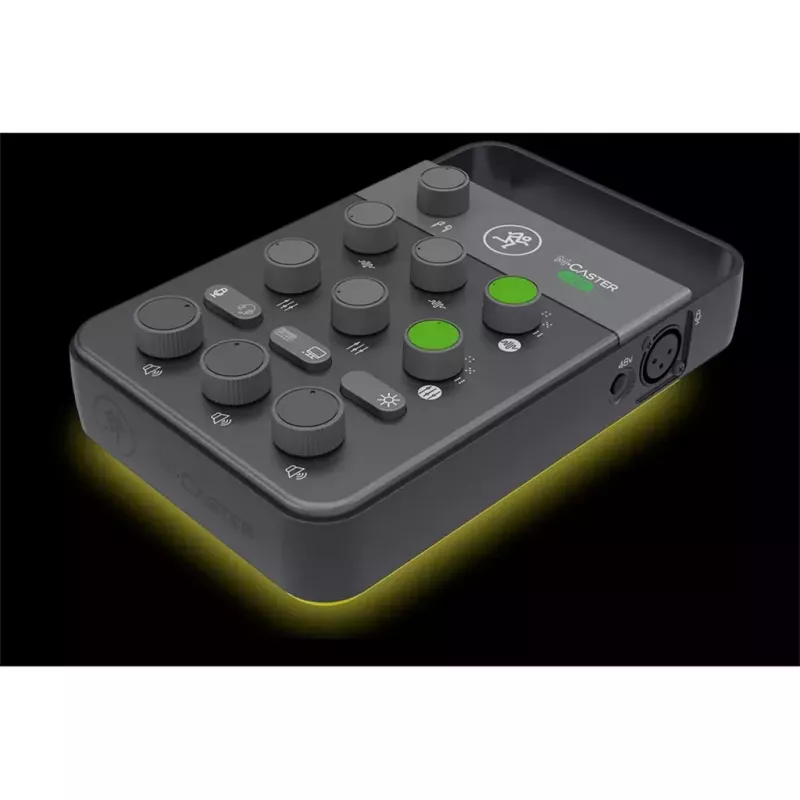 Mackie M-Caster Live interface de streaming ao vivo, preta