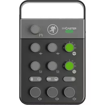 Misturadora Mackie MixCaster Live portátil 8 canais USB – mesa de mistura ao vivo compacta com interface USB integrada