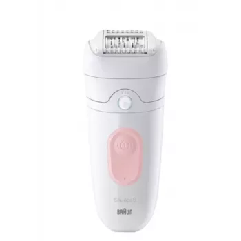 Epilador Braun Silk-épil 5 Silk-epil 5 SE5-230, rosa, branco, 28 pinças, MicroGrip, 0,5 mm, bateria, bateria incorporada