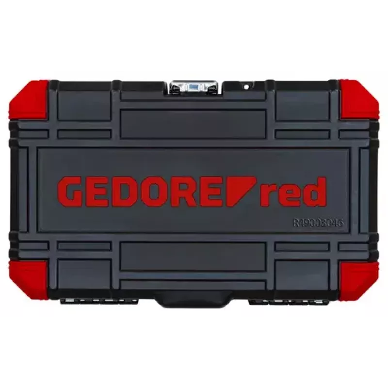Conjunto de chaves de caixa Gedore R49003046 1/4 polegadas métrico