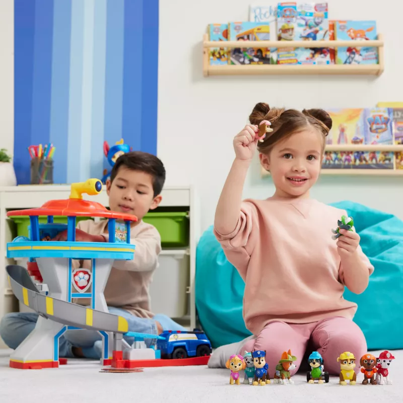 PAW Patrol, 10.º aniversário, All Paws On Deck conjunto de presente com 10 figuras de ação colecionáveis, brinquedo para crianças a partir dos 3 anos