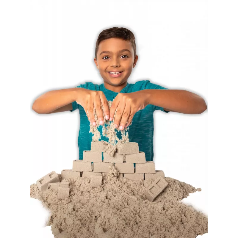 Kinetic Sand, conjunto de brincar Dig N' Demolish com 450 g de areia de brincar e camião de brinquedo, brinquedo sensorial para crianças a partir dos 5 anos
