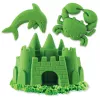 Kinetic Sand, 2 libras de areia de brincar verde, brinquedos sensoriais moldáveis para crianças, saco reutilizável (a embalagem pode variar), para crianças a partir dos 3 anos