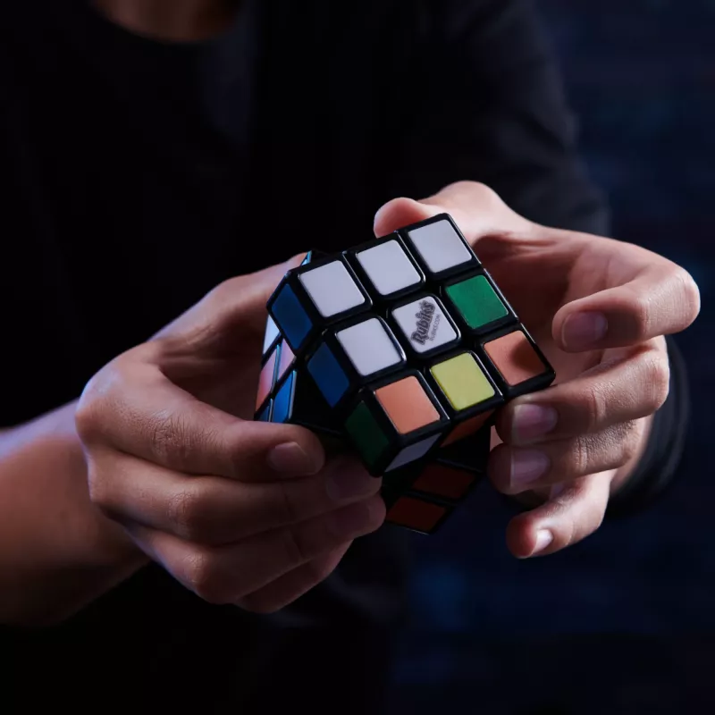 Rubik's Phantom, cubo 3x3 tecnologia avançada puzzle 3D desafiante jogo de viagem brinquedo antiestresse fidget cubo de atividade, para adultos e crianças a partir dos 8 anos