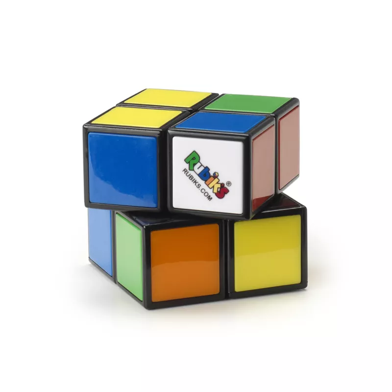 Rubik's Mini 2x2, puzzle clássico de combinação de cores 2x2, formato de bolso, brinquedo desafiante, a embalagem pode variar