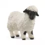 schleich Ovelha de nariz preto do Valais, 3 ano(s), quinta, animais da quinta / brinquedo de quinta, preto, branco, plástico