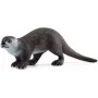 Figura Schleich lontra modelo 14865, castanho, figura de coleção Schleich WILD LIFE