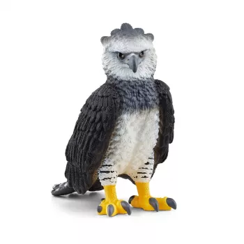 schleich WILD LIFE harpia, 3 anos, floresta, animais selvagens / brinquedo de aventura, preto, branco, amarelo, plástico