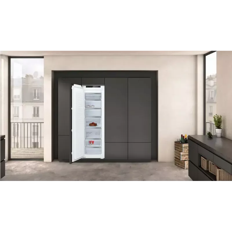 NEFF N 70 GI7813CE0 congelador de encastrar, 212 l, classe energética E, dobradiças à esquerda (reversíveis)