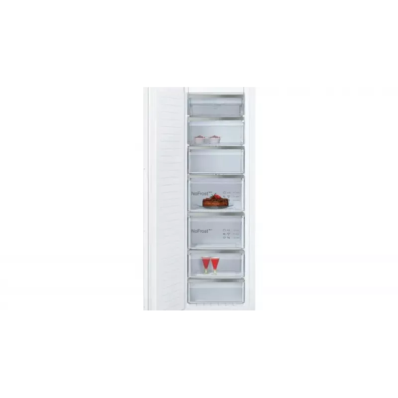 NEFF N 70 GI7813CE0 congelador de encastrar, 212 l, classe energética E, dobradiças à esquerda (reversíveis)