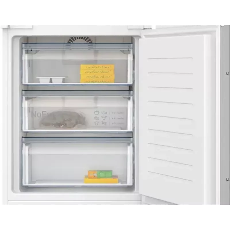 Combinado de encastre NEFF N 30 KI7961SE0 — 290 l total, 215 l de refrigeração, 75 l de congelação, NoFrost, porta com dobradiça à direita, classe E