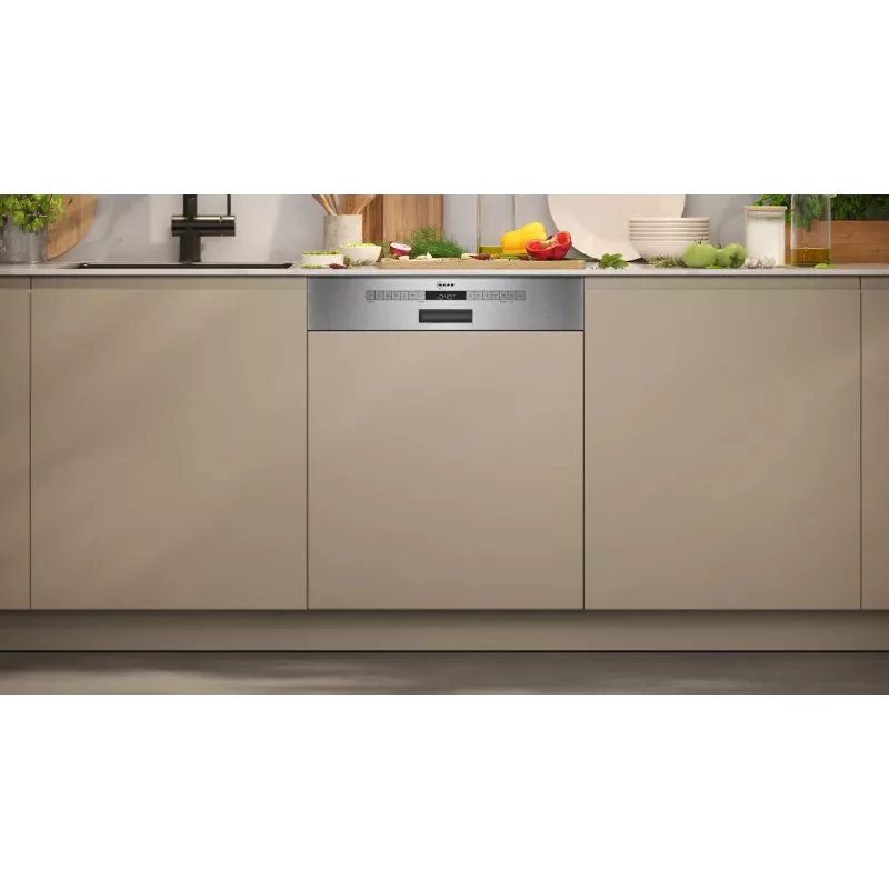 Máquina de lavar loiça Neff S145HTS01E semi-integrada 13 conjuntos de louça