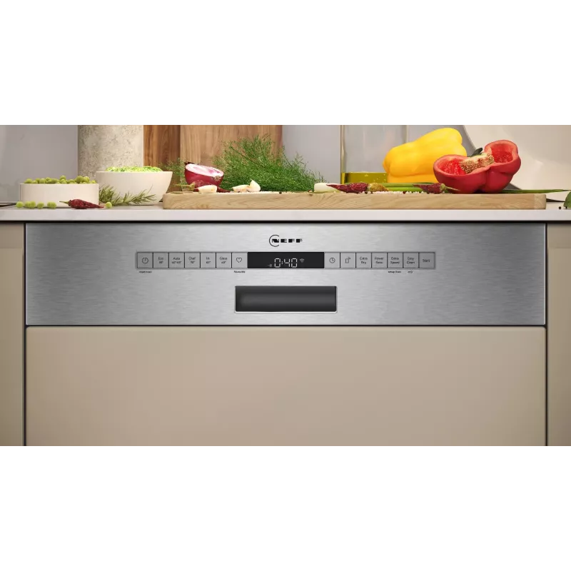 Máquina de lavar loiça Neff S145HTS01E semi-integrada 13 conjuntos de louça