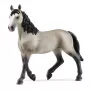 schleich HORSE CLUB égua Selle Français, 5 anos, cavalos, preto, cinzento, plástico