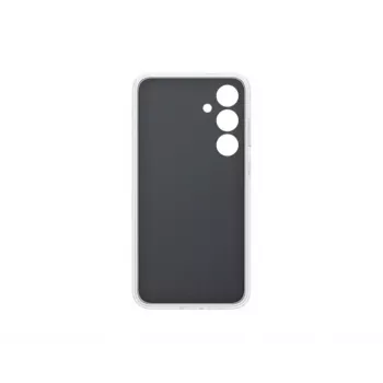 Capa de proteção em TPU para Samsung Galaxy S24+ — Suit Case branco, vermelho transparente, para 6,7 polegadas