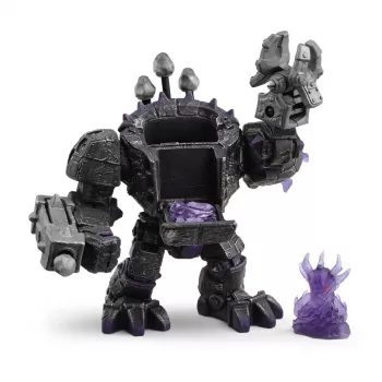 schleich ELDRADOR CREATURES Shadow Master robô com mini-criatura preto
