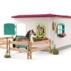 schleich HORSE CLUB extensão de sala de arreios, estábulo de cavalos, cavalos, 5 anos, multicolor, plástico