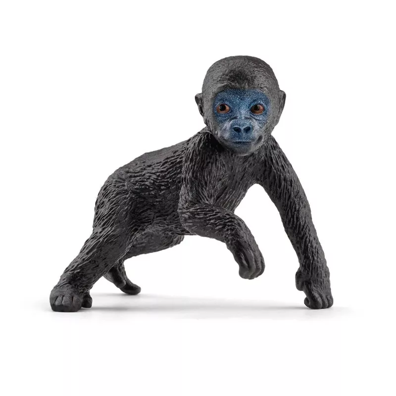 schleich WILD LIFE família de gorilas, 3 anos, selva, animais selvagens / brinquedo de aventura, preto, cinzento