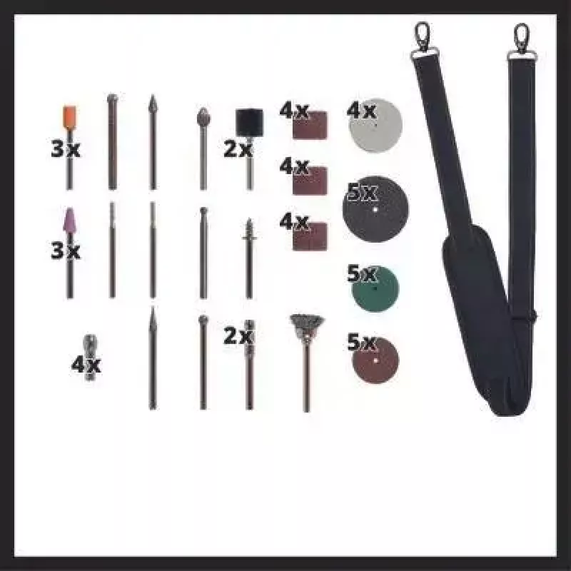 Einhell TE-MT 18/34 Li Solo ferramenta a bateria para retificar / gravar (4419360), sem bateria