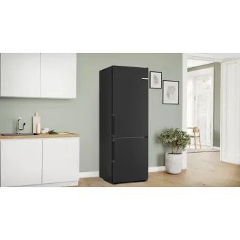 Frigorífico combinado Bosch Serie 4 KGN49VXCT Independente 440 l Aço inoxidável