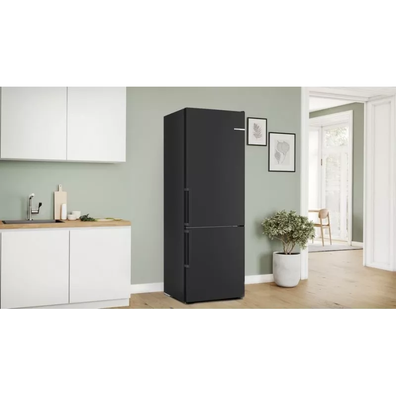 Frigorífico combinado Bosch Serie 4 KGN49VXCT Independente 440 l Aço inoxidável