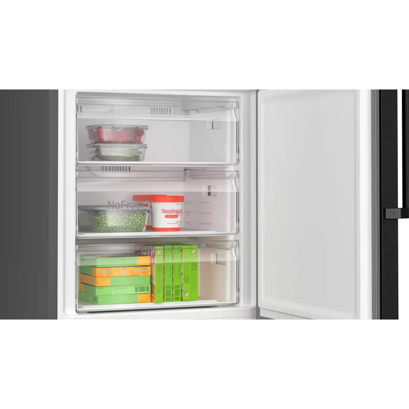 Frigorífico combinado Bosch Serie 4 KGN49VXCT Independente 440 l Aço inoxidável