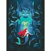 Conjunto de pintura Ravensburger CreArt Disney Ariel e Ursula 23732 — conjunto de pintura para crianças com motivo pré-impresso