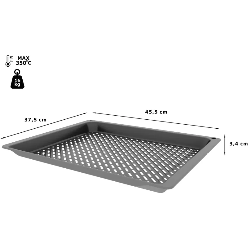 Peça/acessório de forno Neff Z1655CA0 Grelhador Cinzento