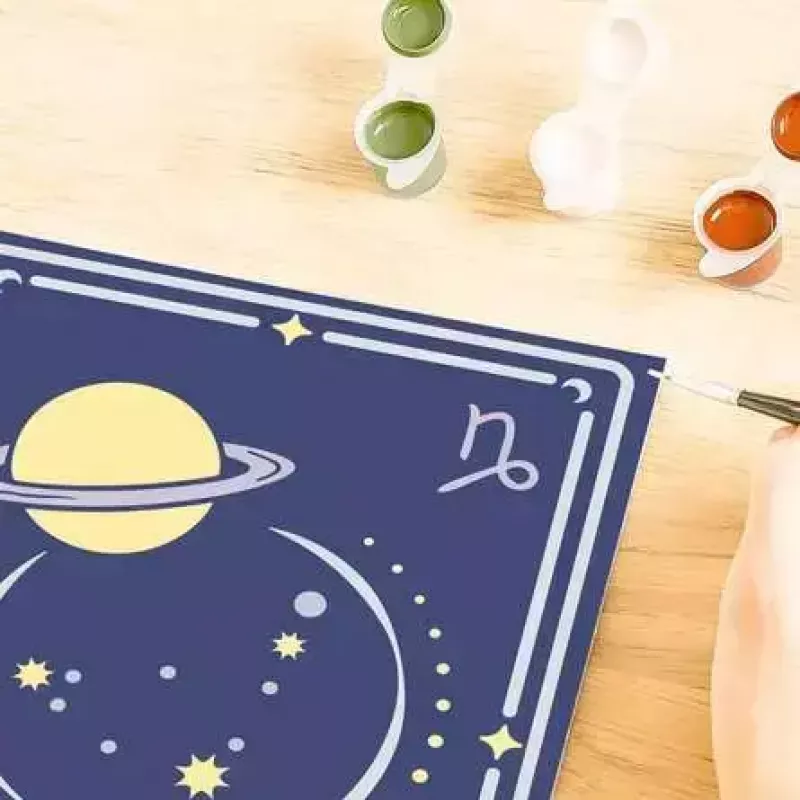 Conjunto de pintura Ravensburger CreArt signo zodiacal Capricórnio - 23739