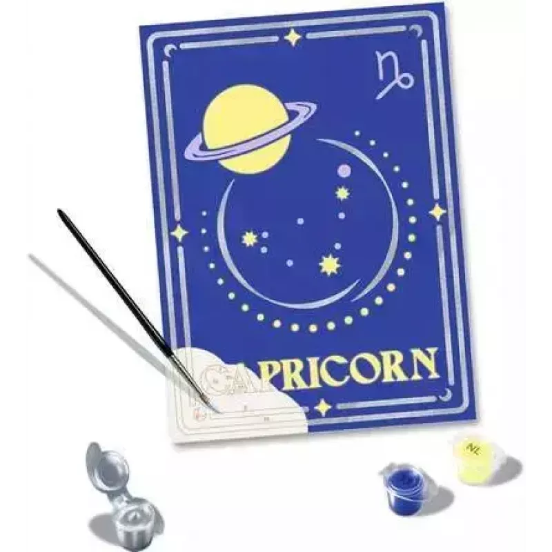 Conjunto de pintura Ravensburger CreArt signo zodiacal Capricórnio - 23739