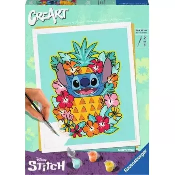 Conjunto de pintura Ravensburger CreArt Disney Stitch — conjunto de pintar por números