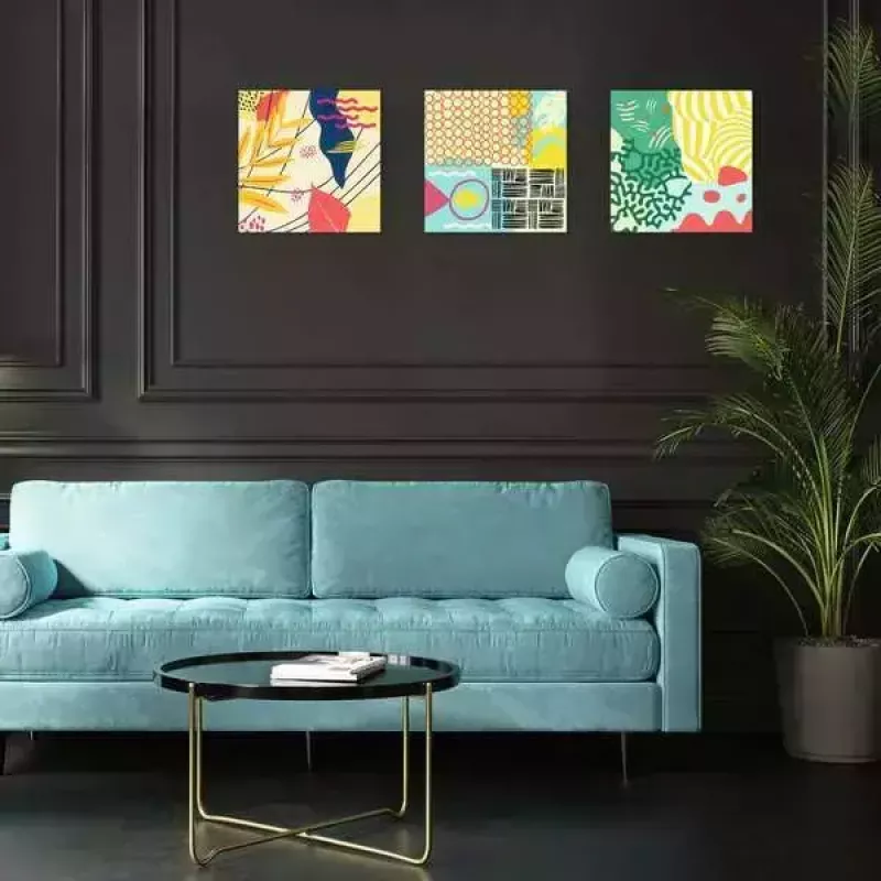 Conjunto de cores Ravensburger CreArt Funky Shapes – conjunto de pintura para projetos de arte criativa
