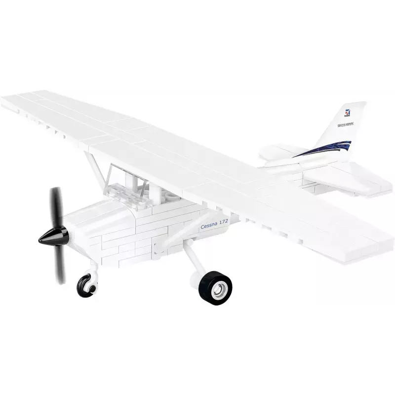 Brinquedo de construção Cobi Cessna 172 Skyhawk branco kit