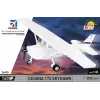 Brinquedo de construção Cobi Cessna 172 Skyhawk branco kit