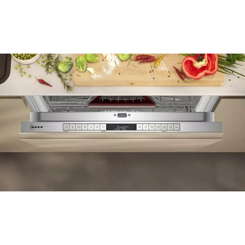 Máquina de lavar loiça de encastrar NEFF N50 S155ECX01E – 14 conjuntos de louça, Home Connect, classe energética B, 42 dB