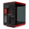 Caixa de PC HYTE Y70 Midi Tower preto, vermelho
